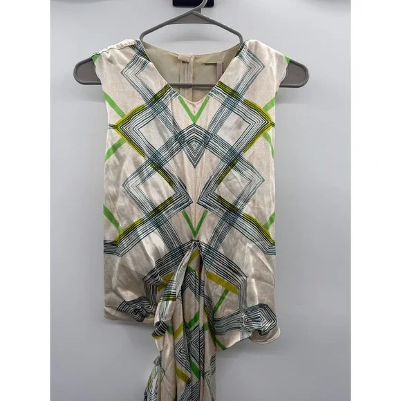Alexis NWT Biasca Midi Dress Size Medium Geometric Print Sleeveless‎ Summer Chic